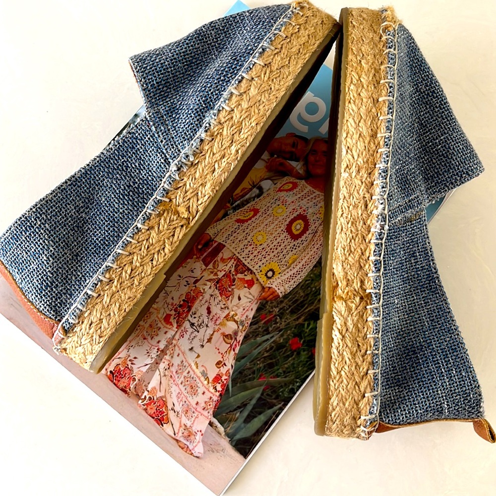 Blue Denim Espadrilles